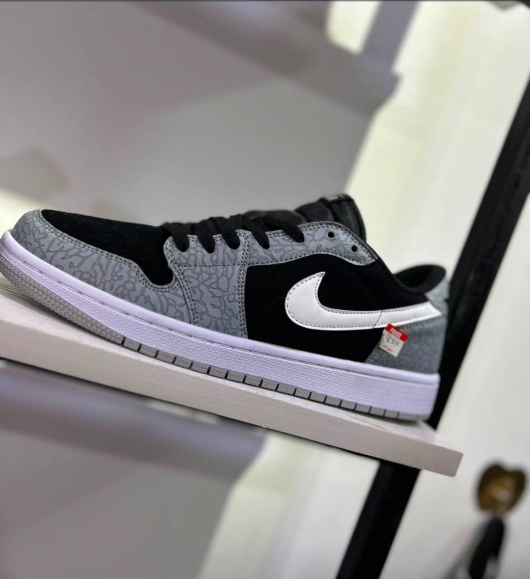 Air Jordan 1 Low Elephant Grey