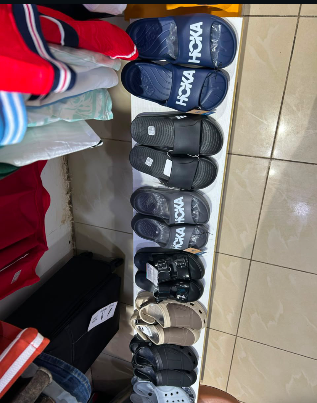 Slides Collection — Hoka, Adidas & Crocs