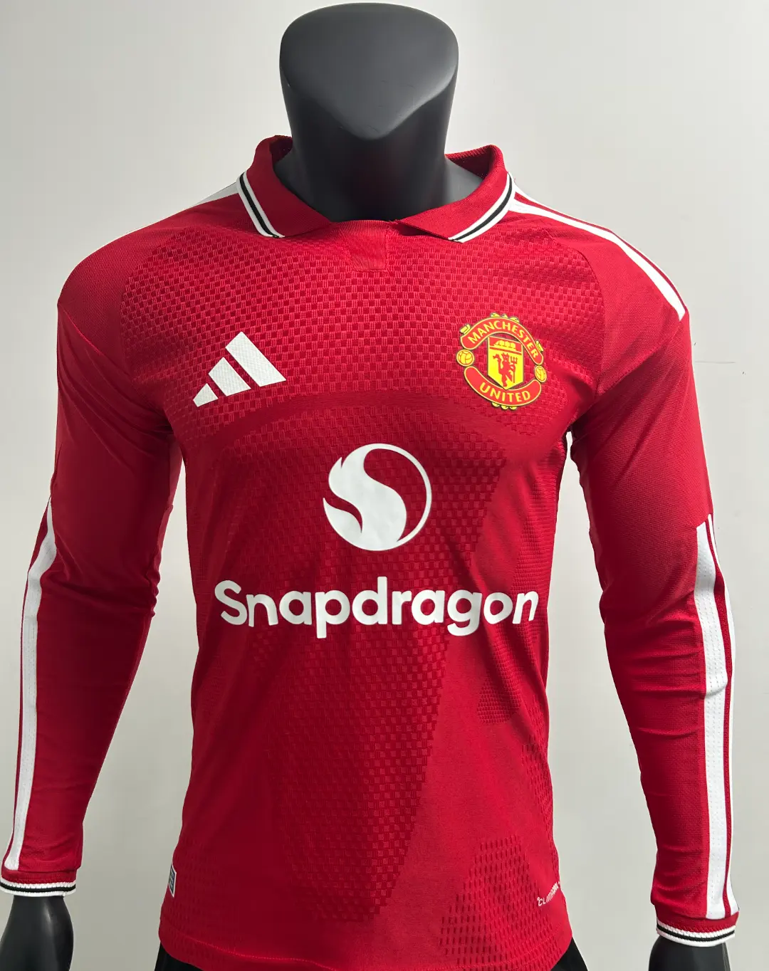 25/26 Manchester United Home Long Sleeve — Player Version