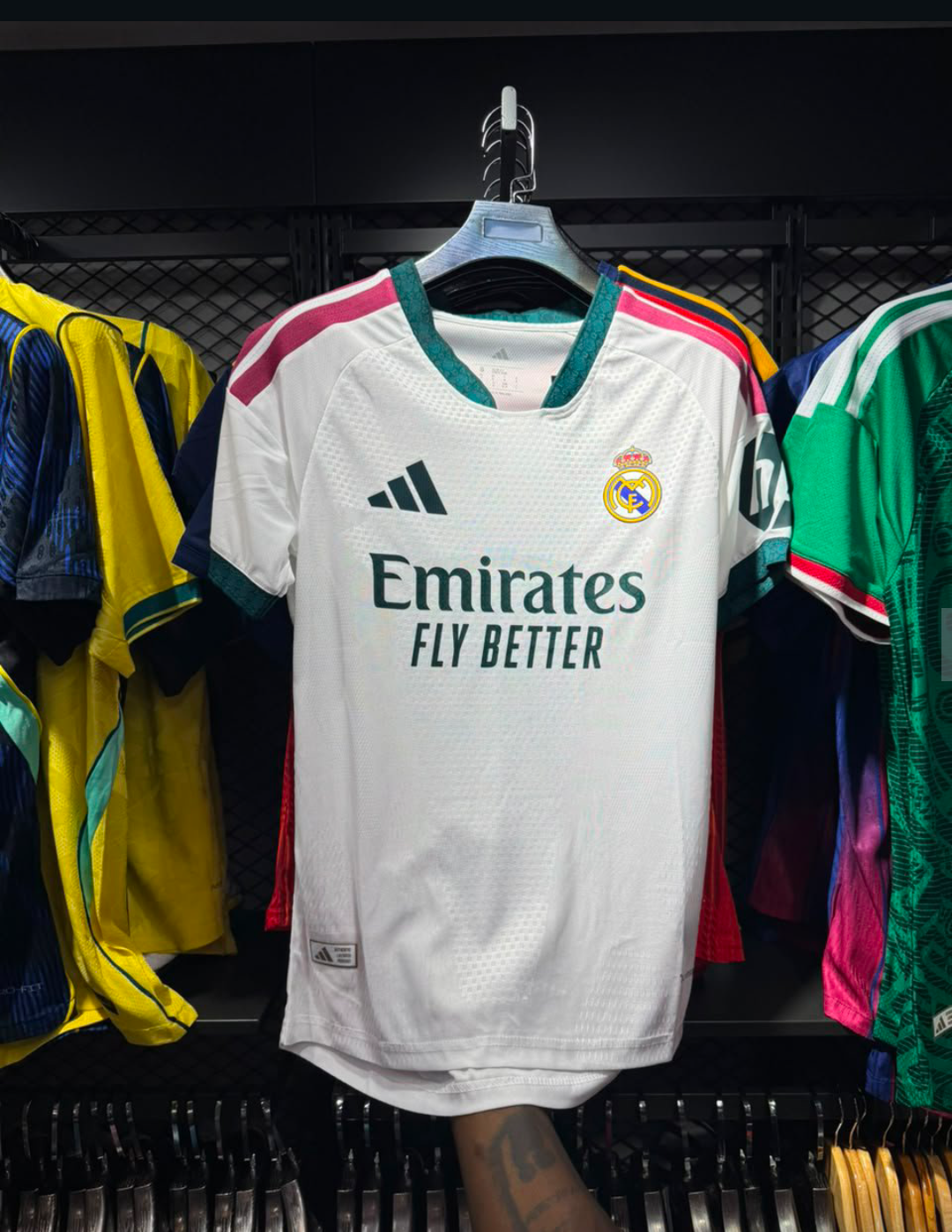 Real Madrid Third White & Green — Player Version