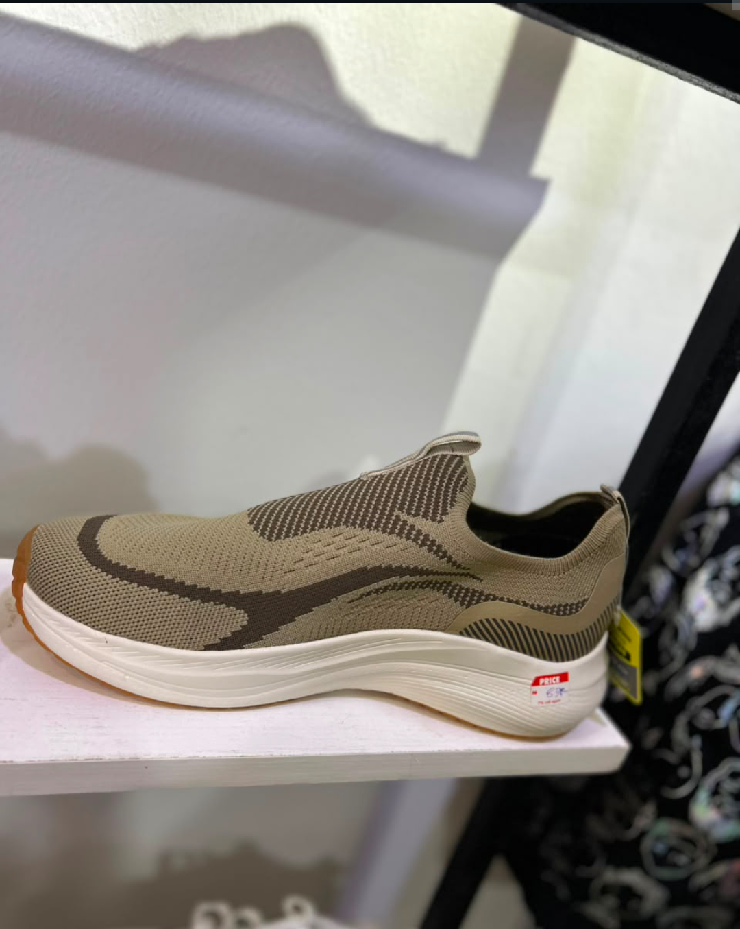 Skechers Knit Slip-On Taupe