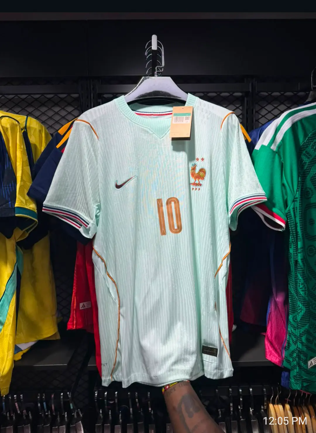 France Away Mint — Player Version