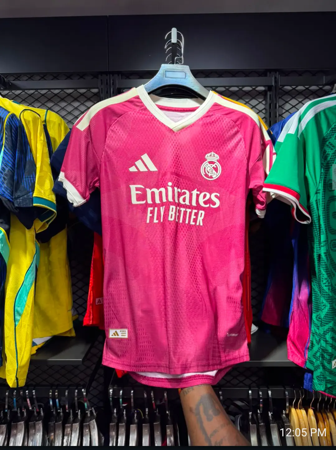 Real Madrid Away Pink — Player Version