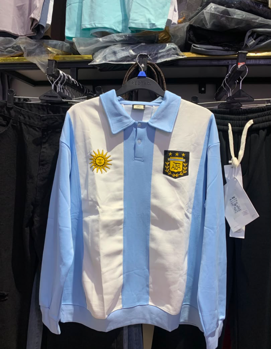 Argentina Retro Long Sleeve — Vintage
