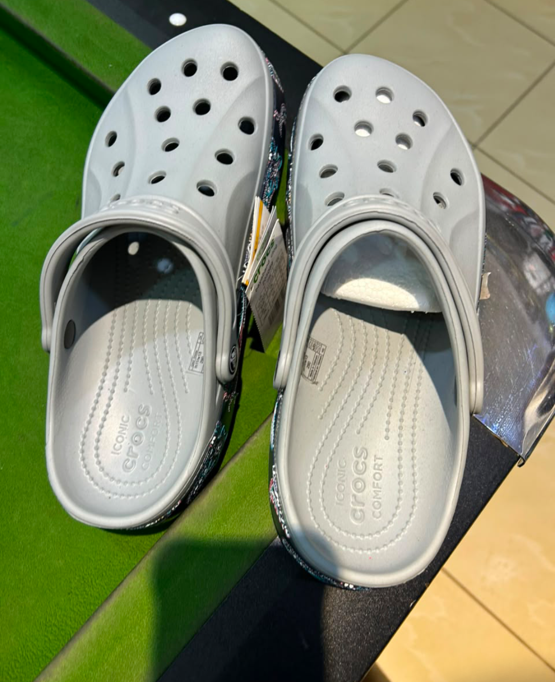 Crocs Bayaband Clog — Light Grey
